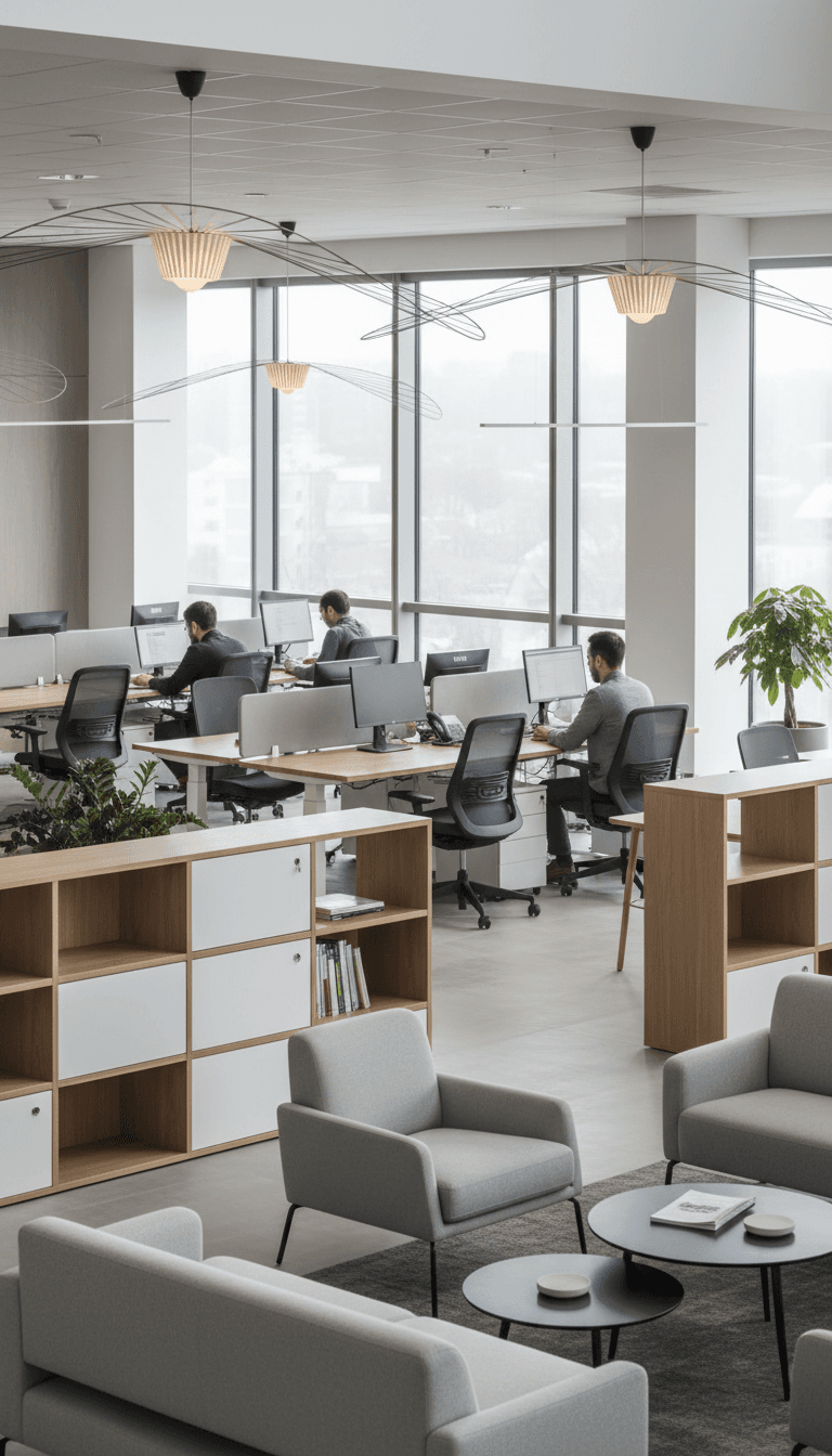 Completed commercial interior project ready for client handover