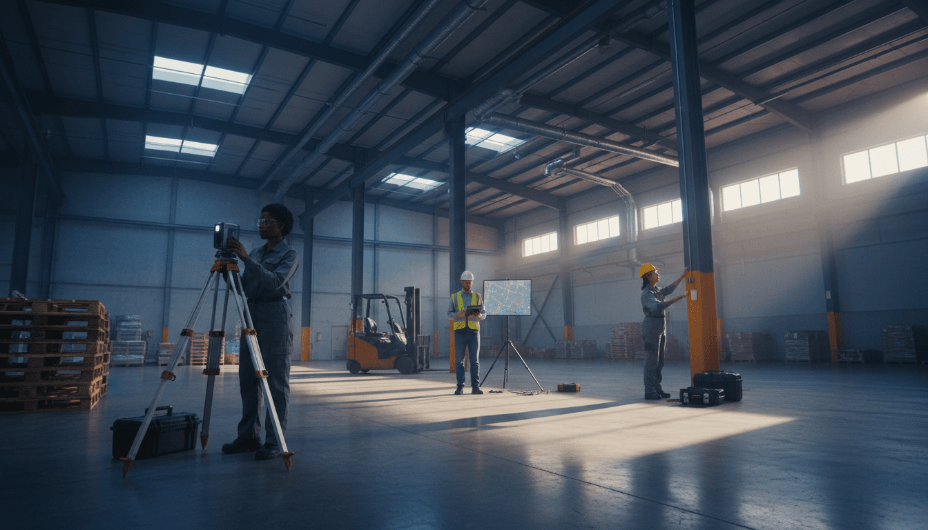 On-site measurements and space assessment in client home