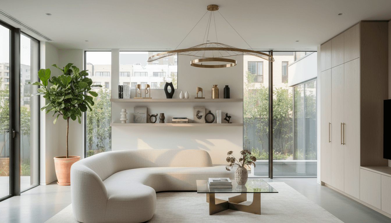 Completed residential interior design project