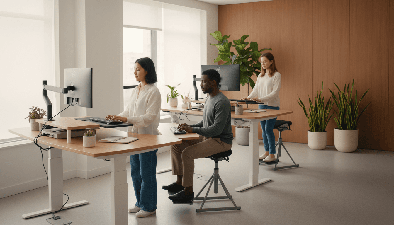 Commercial office interior with functional layout and professional aesthetics